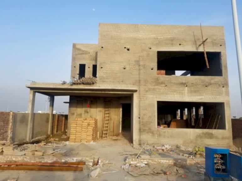 1 Kanal Modern House Under Construction at Phase-7 DHA Lahore